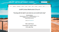 Desktop Screenshot of jolliffumc.org
